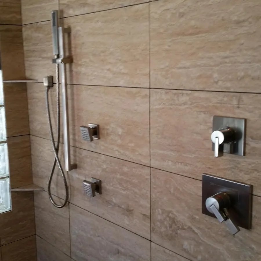 Shower fixture installation for Water Heater Replacement in Tonawanda